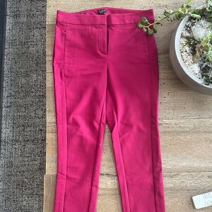 LOFT Women's Fuchsia Straight Leg Pants